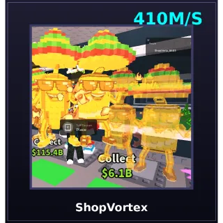 HIGH MS GOLDEN SWAGGY BROS 410M/S 2 TRAITS || STEAL A BRAINROT || SHOPVORTEX || SAB
