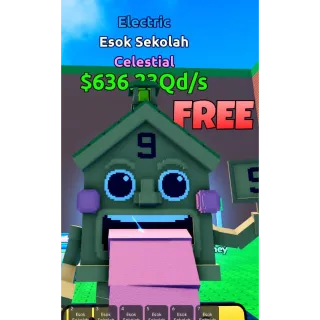 5x Esok Sekolah 636.23Qd/s | Escape Tsunami For Brainrots