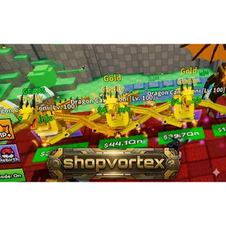 🌟 4qn/s+ Gold Godly Dragon Canelloni lvl 100 ||  SURVIVE LAVA FOR BRAINROTS SLFB 🌟