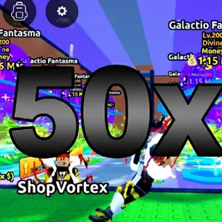 50x GALACTIO FANTASMA MONEY DIVINE LVL 200 MAXED