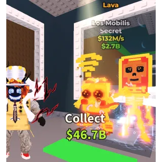 Steal a brainrot | Los Mobilis lava | 132 ms | SAB