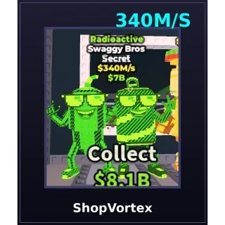 RadioActive Swaggy Bros 340m/s || SAB ||STEAL A BRAINROT || SHOP VORTEX