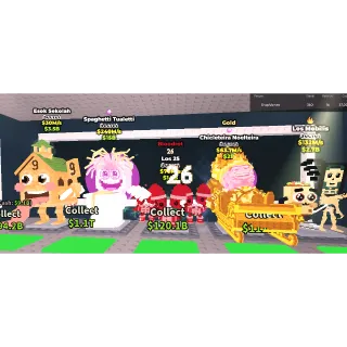 x5 Brainrots bundle (take everything on the image) | SHOPVORTEX