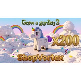 🌟 200X MYTHICAL UNICORN 0.71% RARITY | GAG 2 | SHOPVORTEX ONLY!! 