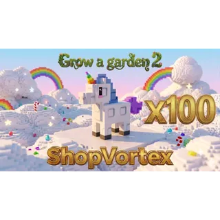 🌟 100X MYTHICAL UNICORN 0.71% RARITY | GAG 2 | SHOPVORTEX ONLY!! 