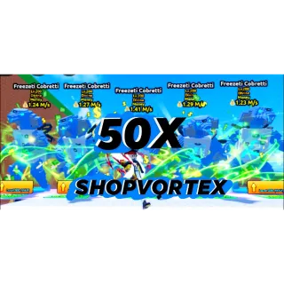 50x FREEZETI COBRETTI LVL 200