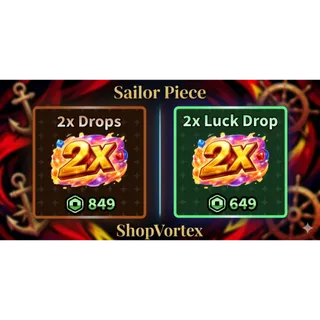 🌟 2x DROPS && 2x LUCK DROP GAMEPASS BUNDLE | SAILOR PIECE 🌟
