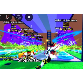 5x 1.15M/S MONEY GALACTIO FANTASMA MAXED LEVEL 200 ESCAPE TSUNAMI FOR BRAINROTS