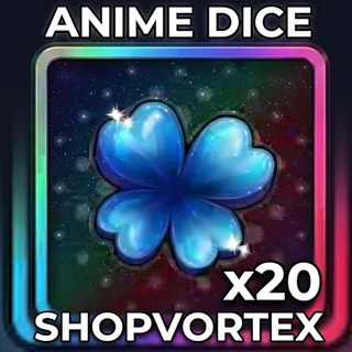 20X JACKPOT REROLLS | ANIME DICE | SHOPVORTEX 