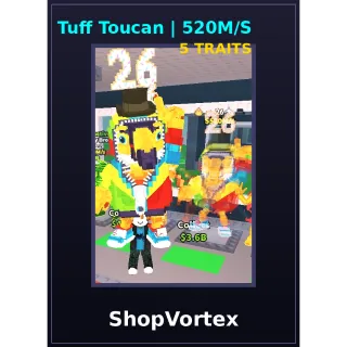 HIGH MS Tuff Toucan 520m/s 5 Traits || STEAL A BRAINROT || SHOPVORTEX || SAB