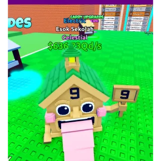 Celestial Esok Sekolah  | Escape Tsunami For Brainrots