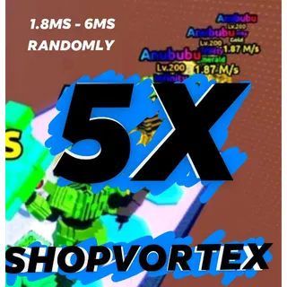 5x Random Anububu ESCAPE TSUNAMI FOR BRAINROTS ETFB