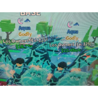 🌟 AQUA GODLY LOS OWNERS||  SURVIVE LAVA FOR BRAINROTS SLFB 🌟