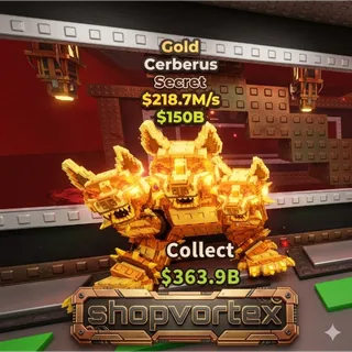 Gold Cerberus || STEAL A BRAINROT || SHOPVORTEX || SAB