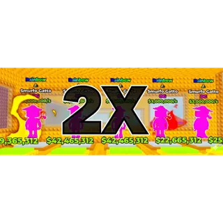 x2 Rainbow Smurfo Gatto -- BREAK A LUCKY BLOCK --