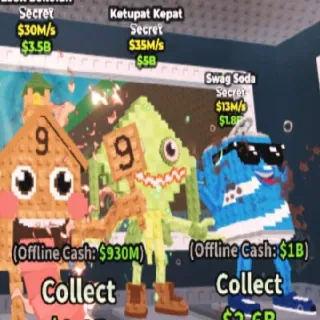 3x Bundle Secret Brainrots