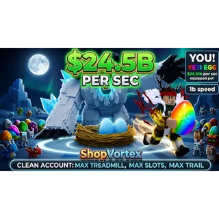 🌟 24.5B/S STEAL AN EGG CLEAN ACCOUNT | STEAL AN EGG | SHOPVORTEX ONLY!! 🌟   