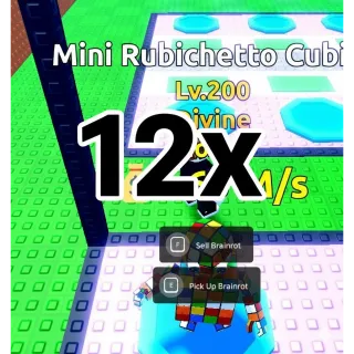 12x Rubichetto Cubini  ETFB ESCAPE TSUNAMI FOR BRAINROTS 