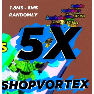 5x Random Anububu ESCAPE TSUNAMI FOR BRAINROTS ETFB