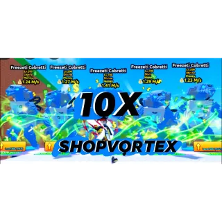 10x FREEZETI COBRETTI LVL 200