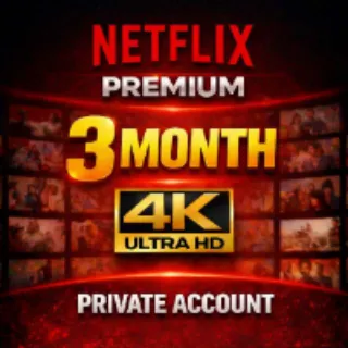 Netflix Premium 3 Month | 4K ULTRA HD | Private Profile