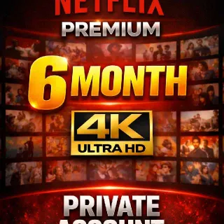 Netflix Premium 6 Month | 4K ULTRA HD | Private Profile