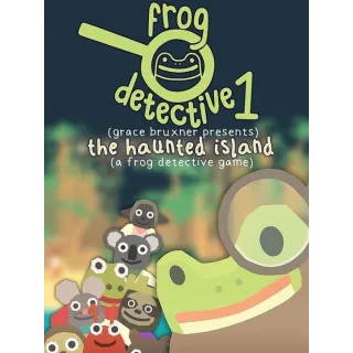 The Haunted Island, a Frog Detective Game *Instant Delivery*