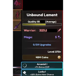 Fabled Legacy - Unbound lament 59% 
