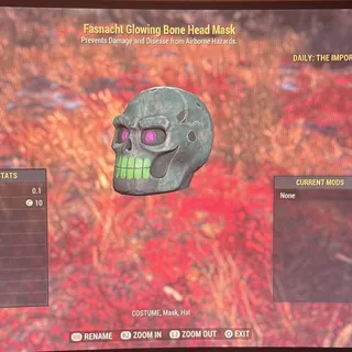 Glowing Bonehead Mask