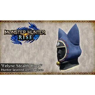 Monster Hunter Rise: Sunbreak - Felyne Stealth Hood DLC