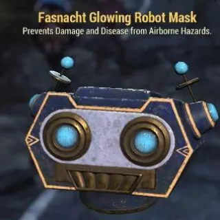 Fasnacht Glowing Robot Mask