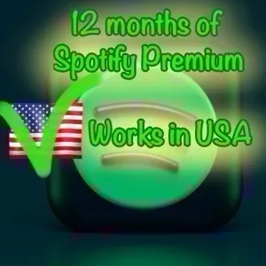 ONLY ONE 29.99$ Spotify Premium 𝐔𝐏𝐆𝐑𝐀𝐃𝐄 [12 Months]-[Works in U.S.A] Read Description!