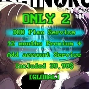 12 Months DUO [PREMIUM PLAN UPGRADE] ⚠️Read Description⚠️