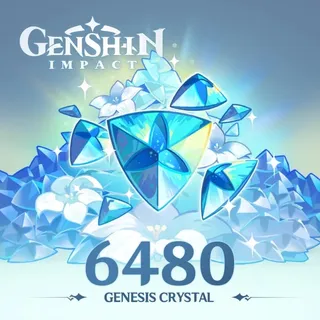 Genshin Impact Top Up 6480+1600 Genesis Crystals