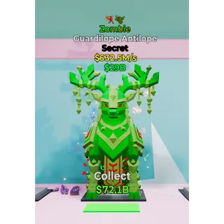 2 traits Zombie Guardilope Antilope
