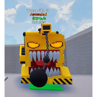 Wreckzilla 67 go up for brainrots