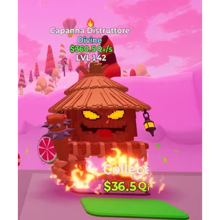 1 trait Capanna Distruttore go up for brainrots