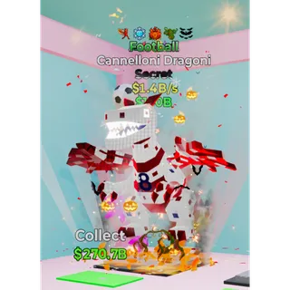 5 traits Football Cannelloni Dragoni 1.4B/s