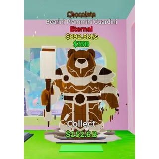 Chocolate Bearini Plammini Guardini 892.5M/s