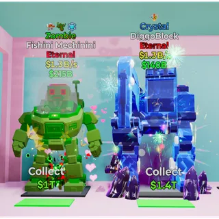 Crystal DiggoBlock - Zombie fIshini 