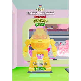 1 trait Gold Fishini Mechinini 525M/s