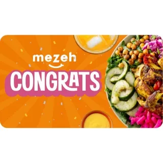 $100.00 USD Mezeh Gift Card