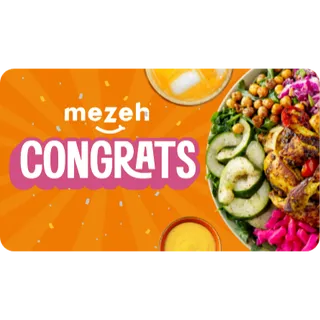 $50.00 USD Mezeh Gift Card