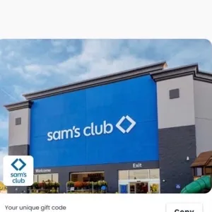 Get a Sams Club Yearly Membership for $15$ (Regularly $60)