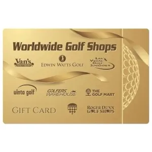 $50.00 USD Worldwide Golf Shops Gift Card