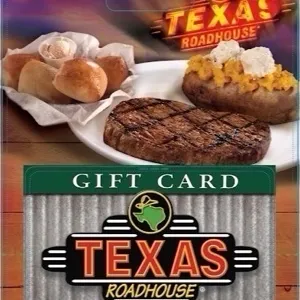 $50.00 USD Texas Roadhouse Gift Card