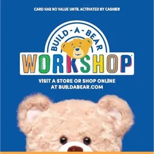 $100.00 USD Build A Bear Gift Card