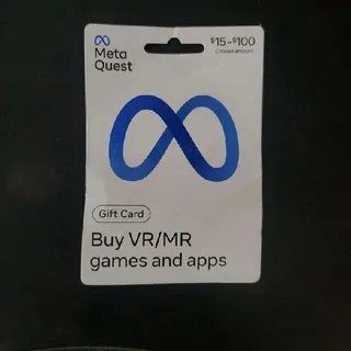 $15.00 Meta Quest Gift Card