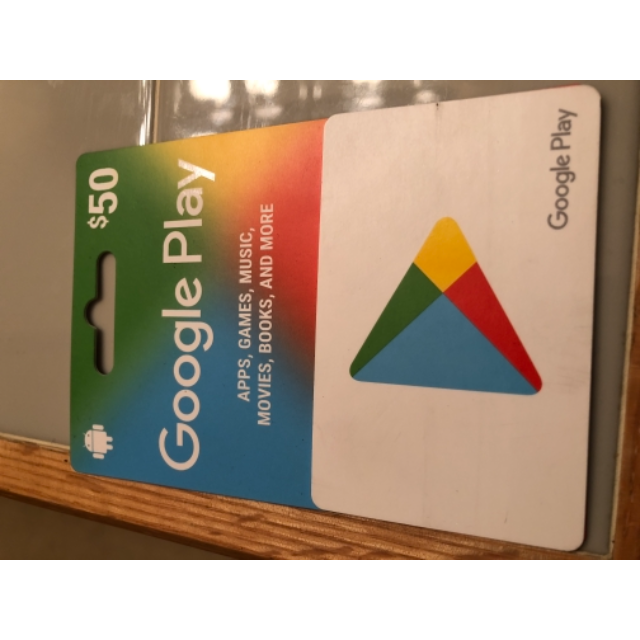 Google Play Gift Card, $50