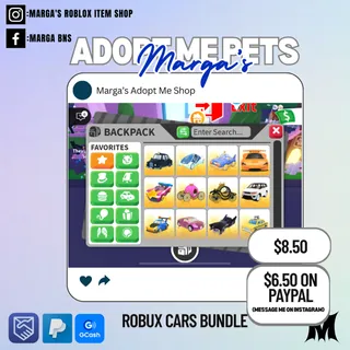 adopt me cars bundle